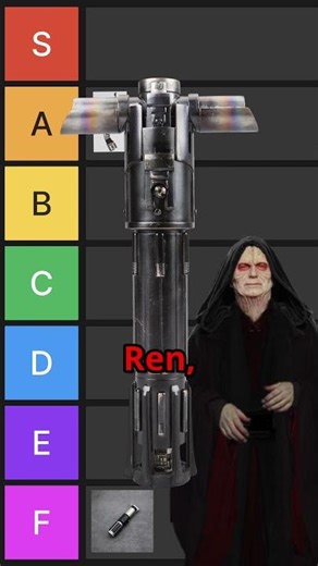 Palpatine's Lightsaber Hilt Tier List #starwars