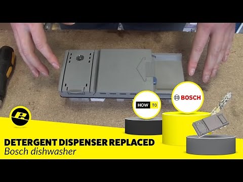 How to Replace the Dishwasher Detergent Dispenser on a Bosch Dishwasher