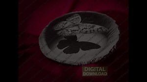 Nature Flight 3D Illusion Bundle | Hummingbird Dragonfly Butterfly | Laser Engraving PNG Set - Etsy