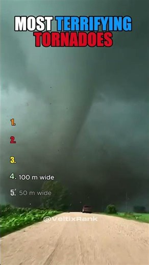 Tornadoes Ranked: Smallest to LARGEST Ever Recorded 😱