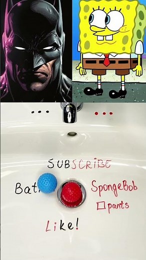 🦇 Batman vs SpongeBob 🍍😳#spongebob #batman #vs #duel