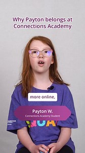 Every student learns differently! Payton is one of many students thriving on a learning path built for her at Connections Academy 🌟 | Connections Academy