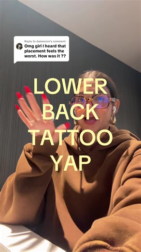 Experiencing the Pain of a Back Tattoo