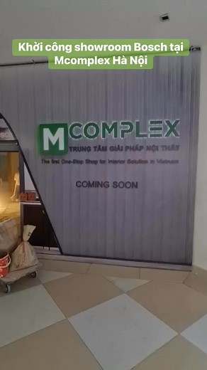 Đơn vị đầu tiên khởi công showroom tại Mcomplex Hà Nội - Bosch. #bosch #mcomplex | Lê Anh Tuấn