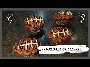 NFL FOOTBALL CUPCAKE TUTORIAL | Super Bowl 2021