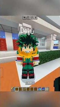 I found the MHA minecraft mod ever!|#minecraft #myheroacademia #shorts