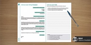 Informal Letter Layout