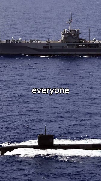 German submarine fired at a U.S. aircraft carrier