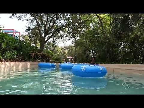 Blizzard Beach Lazy River in 4K--Full Loop