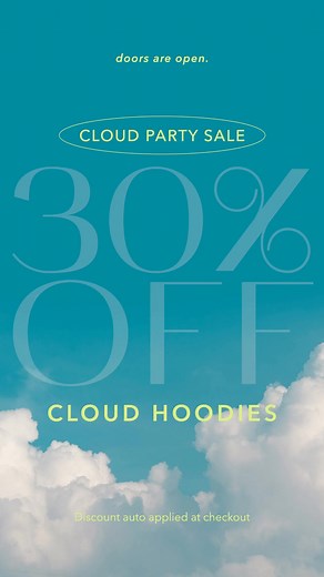 1.9K views | It’s a Cloud Party! ☁️ the need-to-know: ☁️ 30% OFF Cloud Hoodies ☁️ When? NOW ☁️ While supplies last | POPFLEX Active | Facebook