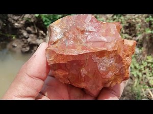 India's RAREST Red Crystal Stone Discovery!