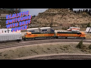 HO Scale Switching Operations With BNSF Power