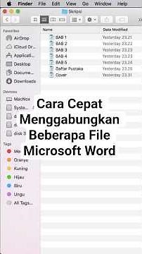 Trik Word: Gabungkan Beberapa File Dengan Cepat