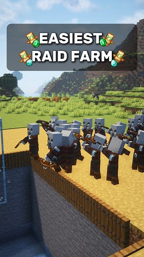 MrBush on Instagram: "Minecraft Easiest Raid Farm Follow MrBuush on YT Follow me for more Tutorial Minecraft - Save this video and share at friends #minecraft #minecraftbuild #minecraftbuilds #minecrafttutorial #minecraftinspiration #minecraftbuildings #minecraftredstone #minecraftdaily #minecraftideas #minecrafthouse #minecraftonly #minecrafthacks"