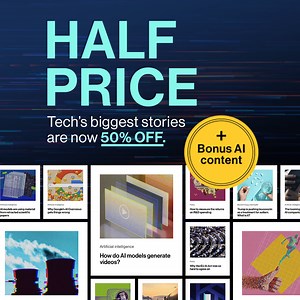7.2K views | Guess what’s 50% off this Black Friday? Unlimited tech news, analysis, and insights ✅ Emerging trends and big picture perspectives ✅ Subscriber-only stories on the latest emerging technologies ✅ Bonus content, including 2 digital reports + an EmTech AI session recording ✅ Get 1 year of access starting at just $40: https://trib.al/LcqUWn3 | MIT Technology Review | Facebook