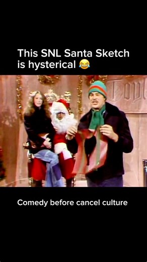 The Original SNL Was The Best: Comedy Before Cancel Culture. Here’s John Belushi as Santa, along with Dan Aykroyd & Laraine Newman #funny #snl #funny #comedy #classiccomedy #comedians #1970s | Love Gilda