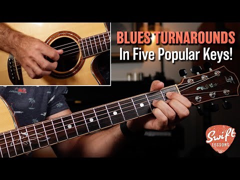 5 Classic Blues Turnarounds in the Most Popular Keys!