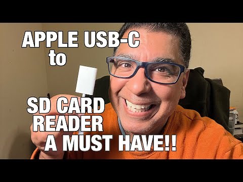 Apple USB-C to SD Card Reader Review - An Absolute Must!!