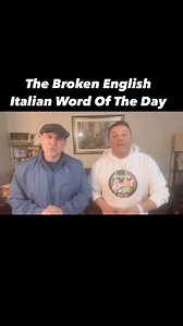 239K views · 2K reactions | The Broken English Italian Word Of The Day | The Uncle Louie Variety Show | Facebook