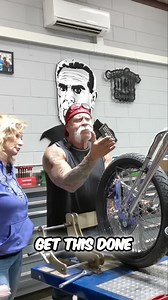 168K views · 1.7K reactions | Custom Bike Build: Stunning Paint & Sissy Bar Showcase People would kill to get this done. I wanna check and see if there is any up and down play on this Jim. So this thing should per- should just go down the road. It's like one of the best Springers made... | Orange County Choppers | Facebook