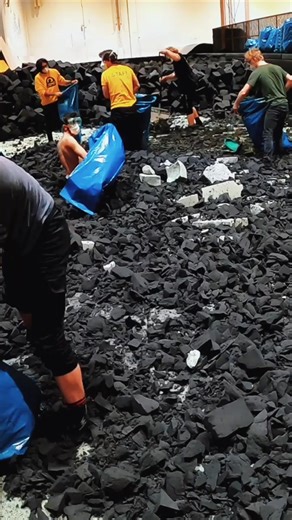 FOAMPIT BOTTOM #foampit #bottom #foam #foamcubes #foamcleaning