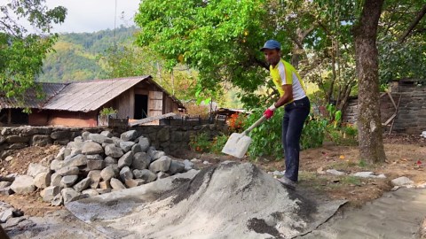 Cooking Whole Turkey in the Village Oven