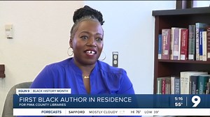 Pima County Library's First Black Author in Residence