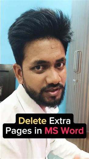 delete extra pages in MS Word