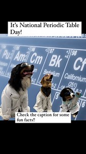 5.3K views · 173 reactions | It’s National Periodic Table Day! Here...