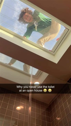 DO NOT use the toilet at a Open House 😭 😭