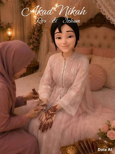 Akad Nikah Kak Ros & Izham — Video Animasi AI Upin Ipin