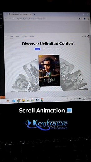 Create Scroll-Triggered 3D Image Animation with HTML Canvas and GSAP