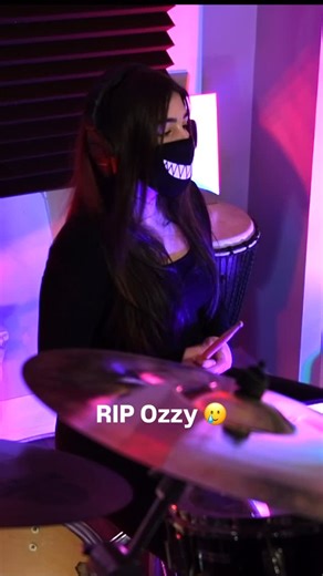 Rocker Girl Drummer on Instagram: "I miss Ozzy so much 🥲 @blacksabbath War Pigs 🤘 #ozzyosbourne #blacksabbath #warpigs #femaledrummer #drummergirl #drumcover #reels"