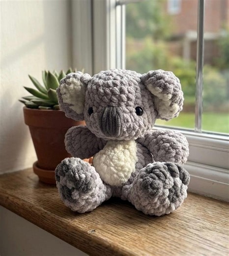 Koala Crochet Pattern PDF, Easy Amigurumi Crochet Pattern, Beginner-friendly Plushie (PDF) Crochet Animal Pattern - Etsy
