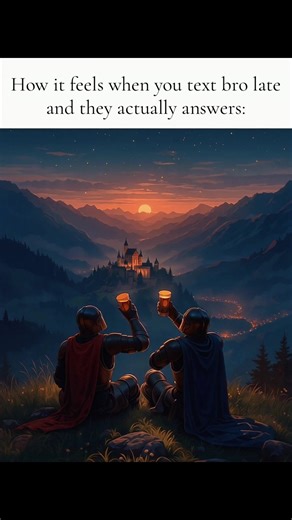 How It Feels When You Text Your Bro Late at Night