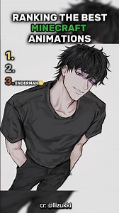 TOP 3 BEST MINECRAFT ANIMATIONS 😱 #minecraft #animation #enderman #irongolem #minecraftmeme #ranking