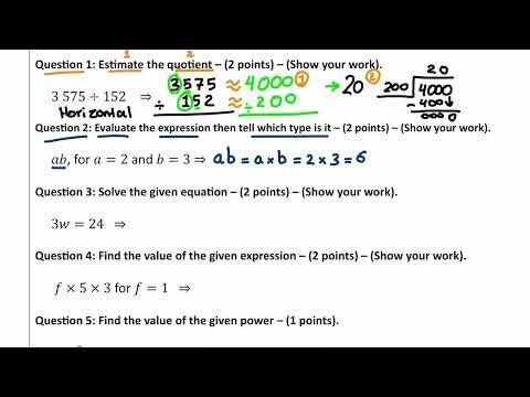 Chapter1 - Test - Grade 6