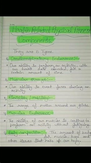 physical fitness components #bped #learning #fitness #education #physicaleducation #sports
