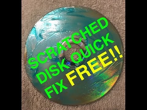 "How To Fix Any Scratched Disc" - FREE TOOTHPASTE FIX