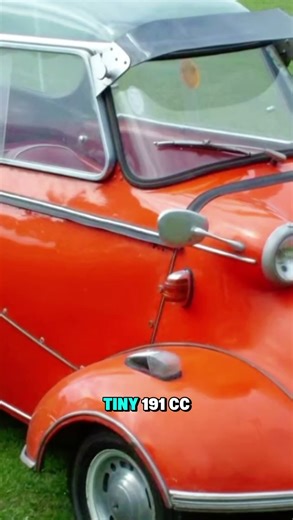 Messerschmitt KR200 – The Tiny Car That Redefined Mobility🚗#MesserschmittKR200 #Microcar #BubbleCar