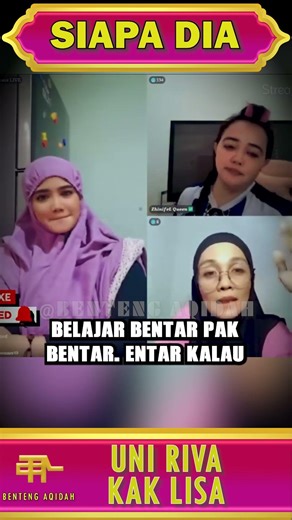 The woman who didn't know what to do attacked Lisa #shorts #debateislamkristen #bentangakidah