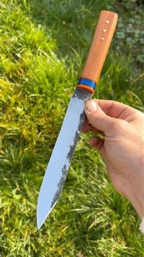 Knife making from old leaf spring