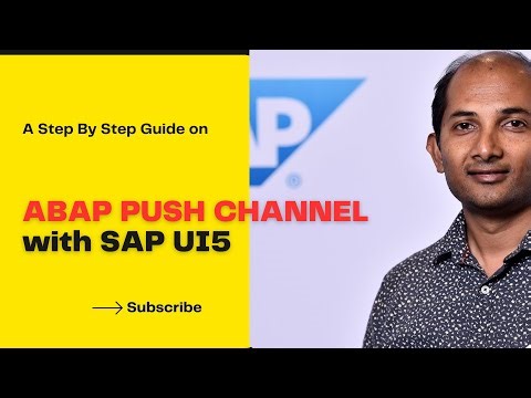 Real-Time Communication with UI5 via ABAP PUSH CHANNEL