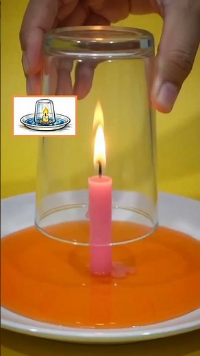 praktikum fisika Lilin, Gelas, dan Tekanan Udara #education #experiment
