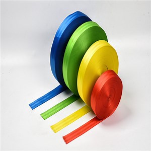 [Hot Item] High Strength 100% Polyester Tape Webbing Sling Safety Belt Webbing Strap Safety Harness Webbing for Harness