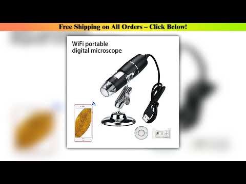 1000X Digital usb Microscope Wifi Microscope Magnifier Camera 8LED w/Stand for Android IOS iPhone