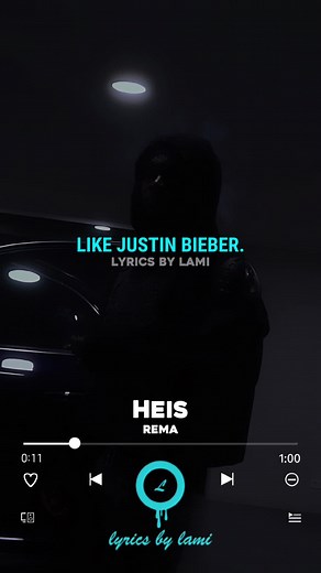 Heis Lyrics (unreleased) by Rema #rema #musiclyricsvideos #heis #heisrema #unreleased #songlyricsvideo