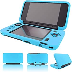 New 2DS XL Protector Anti-Scratch Hard Case Sillicon Case Accessories for New 2DS XL (Blue)
