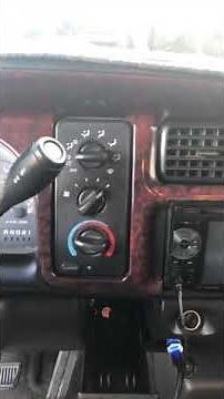 Dodge Ram 2500 Cummins hvac controls only on defrost fix