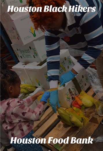 🌿 Houston Black Hikers | Community Impact Update 🌿 🤝🏽 Today at the @Houston Food Bank, our volunteers came together in service to support food security efforts across our community. 📦 370 produce bags assembled ⚖️ 5,550 pounds of food packed 🍽 4,625 meals prepared This work reflects our commitment to service beyond the trail—supporting families, strengthening communities, and addressing essential needs with care and purpose. 💚 I love curating family-oriented spaces for my community—spaces